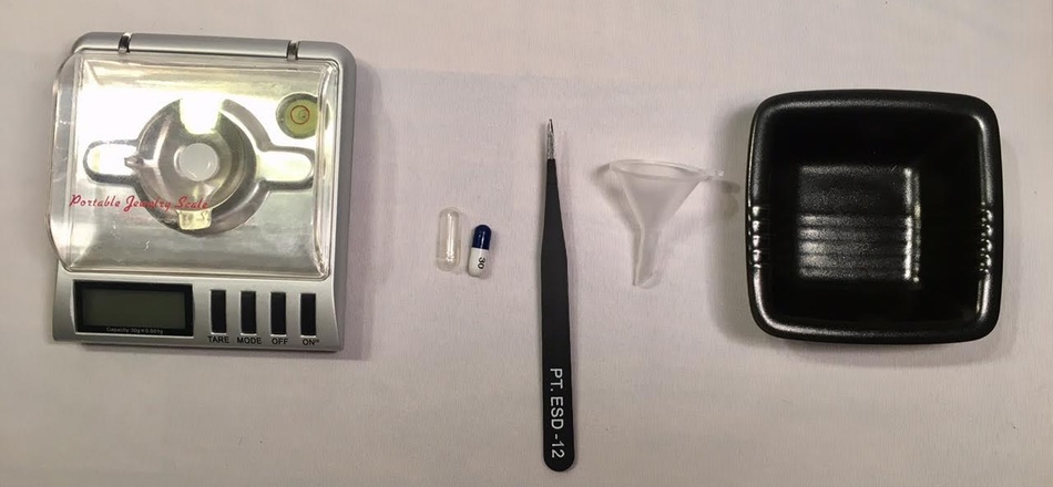 Sample Implementation: Using a Digital Scale to Weigh and Cut Powder or Beads