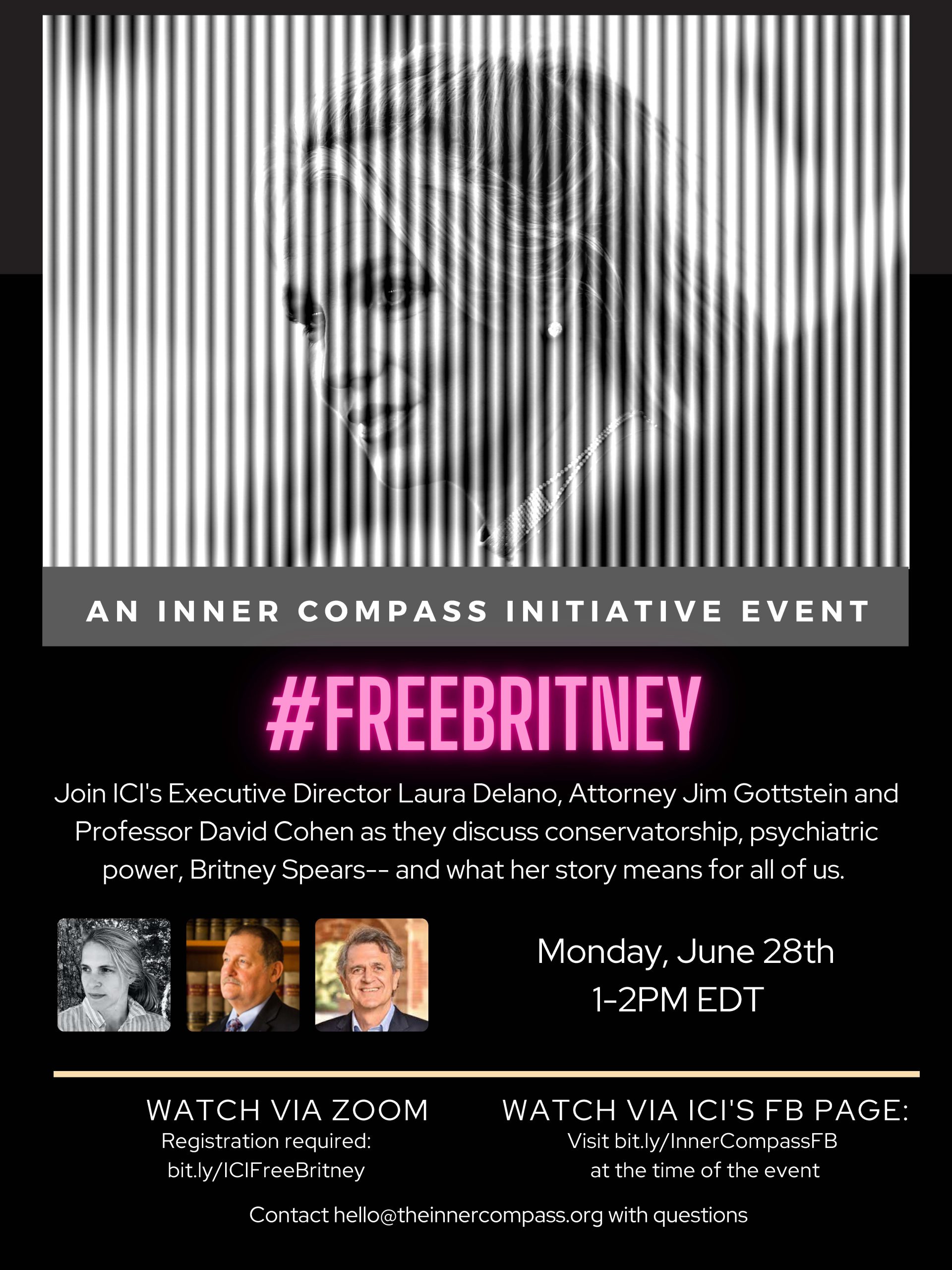 #FreeBritney event flyer