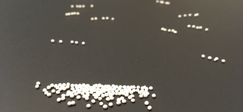 beads in groups of five